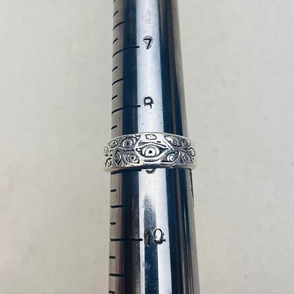 y2k vintage silver egyptian eye ring - Picture 5 of 7